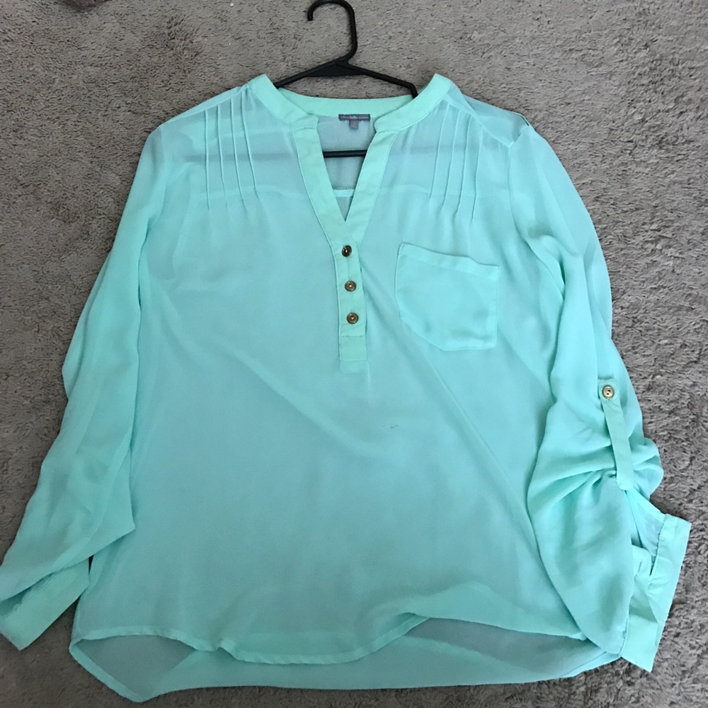 Cute Mint Green Shirt!